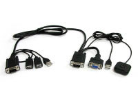 Startech.com Conmutador KVM VGA USB de 2 Puertos con Cable - Alimentado por USB c/Conmutación Remota (SV221NANOU) Startech.com Conmutador KVM VGA USB de 2 Puertos con Cable - Alimentado por USB c/Conmutación Remota (SV221NANOU)